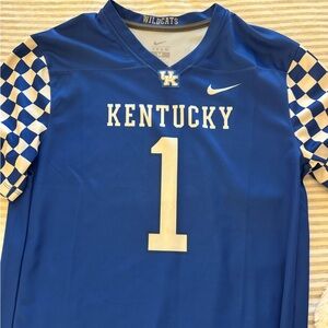 Nike Blue and White Wildcats Jersey